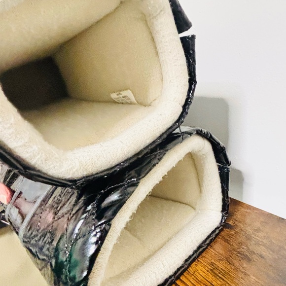 MOON BOOT Icon shell and faux leather snow boots Men Size 10/11 - Picture 9 of 9